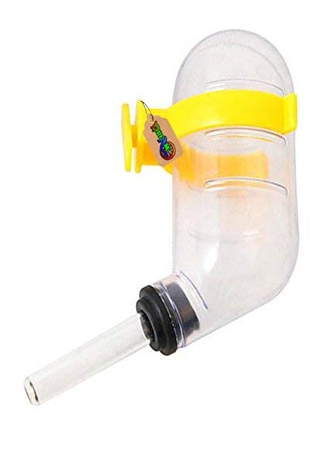 DreamAuro Vacuum Leak Proof Water Bottle for Hamster/Dwarf/Gerbil/Mice/Guinea Pig/Ferret/Rabbit (60 ml, Yellow) - Image 2